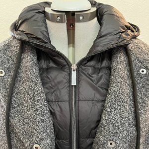Michael Kors size XL winter coat with puffer vest hooded insert